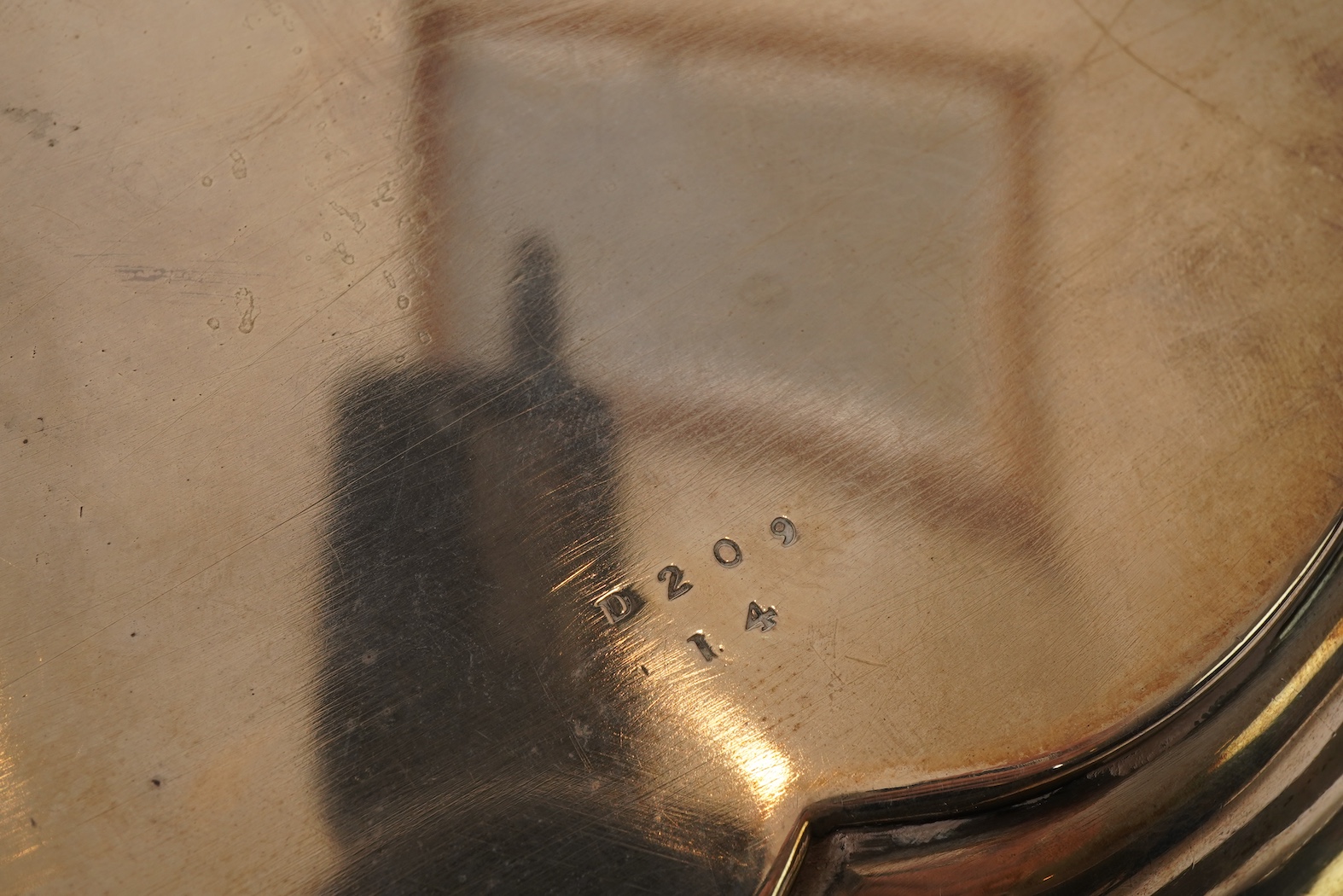 A George V silver salver, by James Dixon & Sons